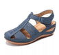 Foreign Trade Sandals,Large Size Women Outer Pierced Shoes, Women Shoes, Summer Fashion Mid-Heel Soft Women Sandals - FLIPSTYLEZLLC