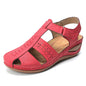 Foreign Trade Sandals,Large Size Women Outer Pierced Shoes, Women Shoes, Summer Fashion Mid-Heel Soft Women Sandals - FLIPSTYLEZLLC