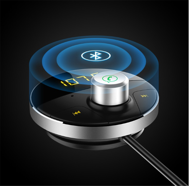 Car Bluetooth Mp3 Hands-free Phone Card FM Transmission Music Playback