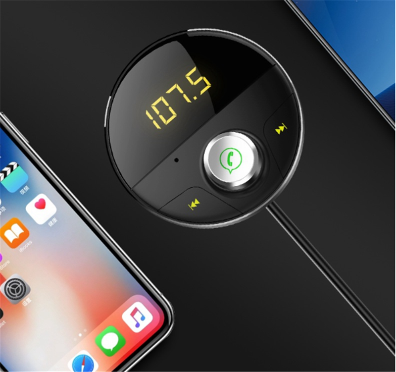 Car Bluetooth Mp3 Hands-free Phone Card FM Transmission Music Playback