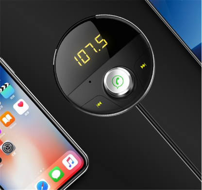 Car Bluetooth Mp3 Hands-free Phone Card FM Transmission Music Playback