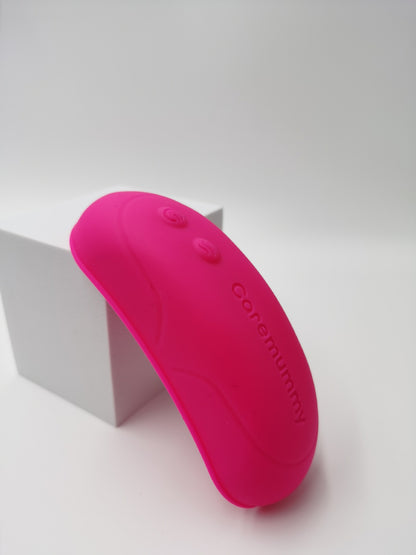 Heated Postpartum Breast Massager Liquid Silicone Fully Waterproof Rechargeable Vibrating Massager