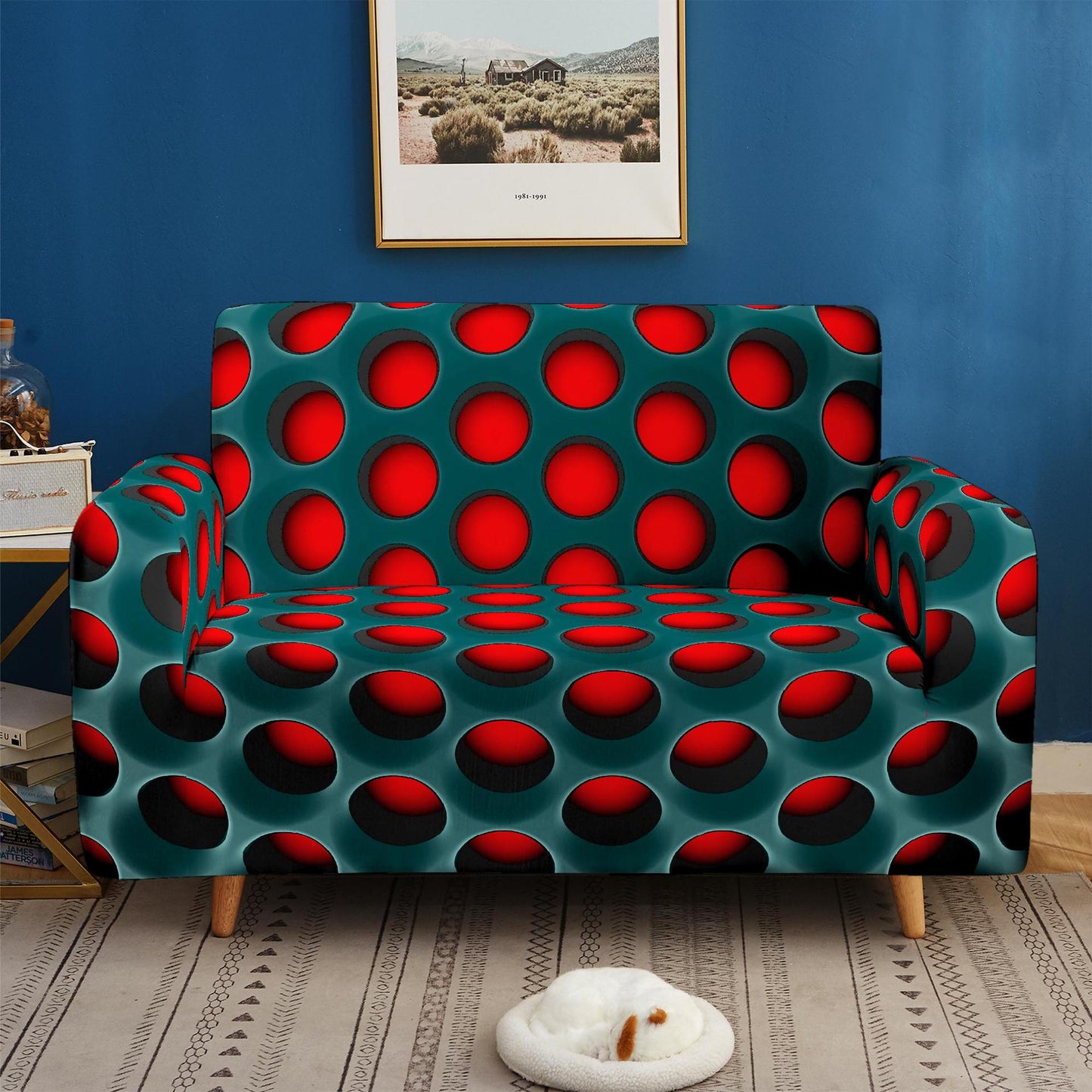 Circle Non-Slip Elastic Sofa Cover Cover All Seasons Universal All-Inclusive Hot Sale Cross-Border Supply Multi-Color Can Be Customized