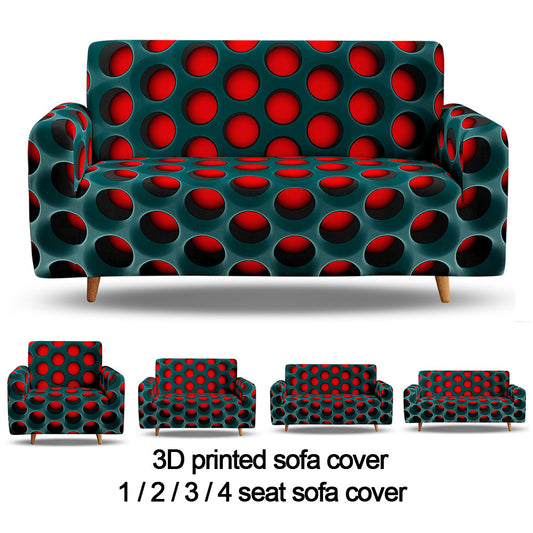 Circle Non-Slip Elastic Sofa Cover Cover All Seasons Universal All-Inclusive Hot Sale Cross-Border Supply Multi-Color Can Be Customized