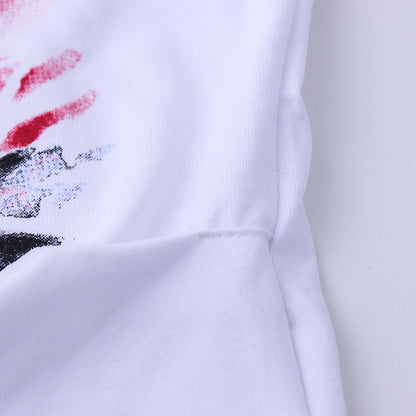 National Plus Size Cotton Short-sleeved T-shirt