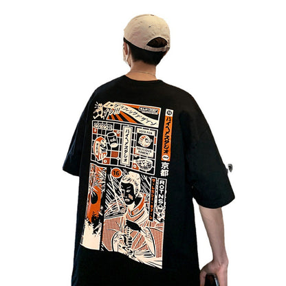 Printed Plus Size Casual Men's Half Sleeve Shirt T-shirt
