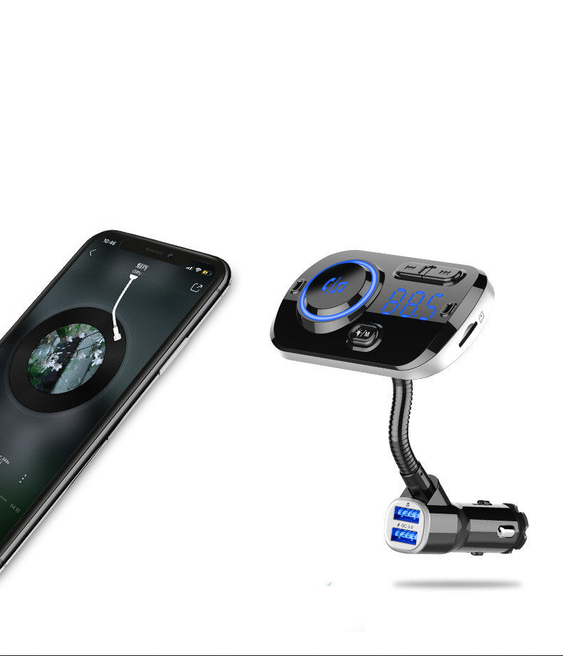 Car Mp3 Bluetooth Player Bc49Aq Bluetooth 5.0 Lossless Music Atmosphere Light Car Bluetooth Mp3 - FLIPSTYLEZLLC