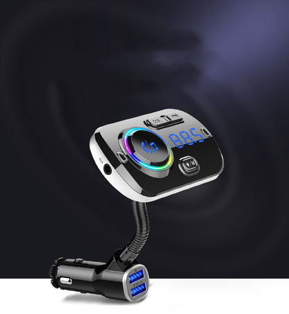 Car Mp3 Bluetooth Player Bc49Aq Bluetooth 5.0 Lossless Music Atmosphere Light Car Bluetooth Mp3 - FLIPSTYLEZLLC