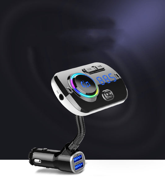 Car Mp3 Bluetooth Player Bc49Aq Bluetooth 5.0 Lossless Music Atmosphere Light Car Bluetooth Mp3 - FLIPSTYLEZLLC