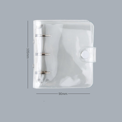 Girl Heart Hand Book Inner Core Loose-Leaf Book For The Core Cute Girl Mini Three-Hole Mini Hand Book Ins Simple