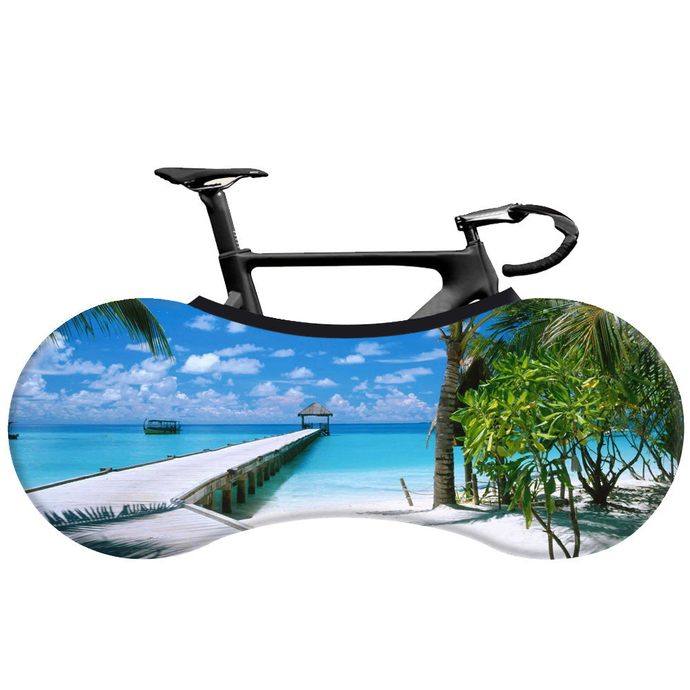 Mountain Bike Jersey Dust Cover, Elastic Dust Cover, Landscape Series