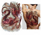 Oversized Full Back Tattoo Stickers Waterproof And Eco-friendly Tattoo Stickers On The Back Can be customized