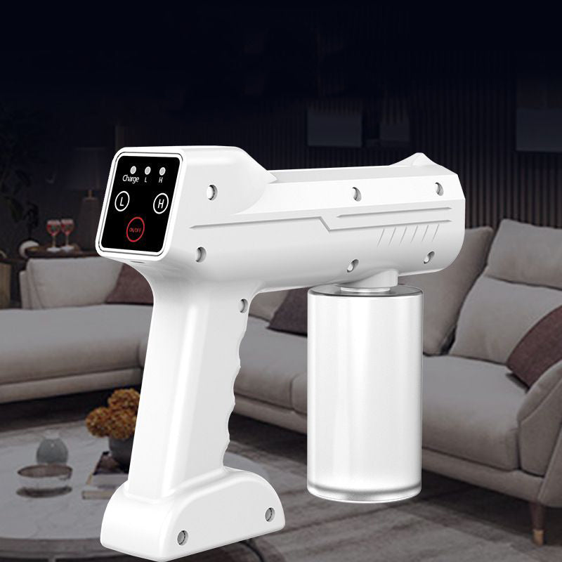 Anti-Epidemic Disinfection Electric Sprayer Lithium Battery Nano Blue Light Small Spray Gun Wireless Charging Atomizer