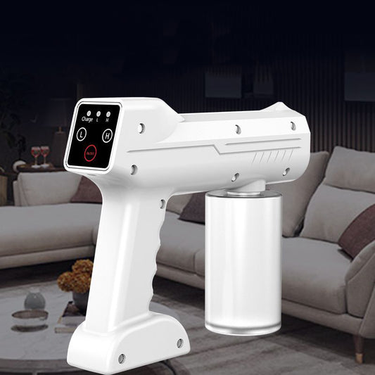 Anti-Epidemic Disinfection Electric Sprayer Lithium Battery Nano Blue Light Small Spray Gun Wireless Charging Atomizer