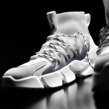 Socks Shoes Men'S Sports Shoes Korean Version Of Flying Shoes Men'S Running Shoes Men'S Shoes Breathable Old Shoes