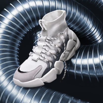 Socks Shoes Men'S Sports Shoes Korean Version Of Flying Shoes Men'S Running Shoes Men'S Shoes Breathable Old Shoes