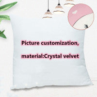 DIY Custom Photo Car Sofa Real-life Double-sided Logo Quilt Dual-use Cushion