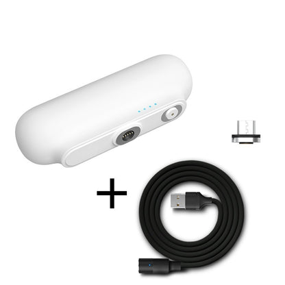 Pocket Portable Magnetic With Plug Capsule Power Bank 2600 Mah Three-In-One Magnetic Mobile Power Customization