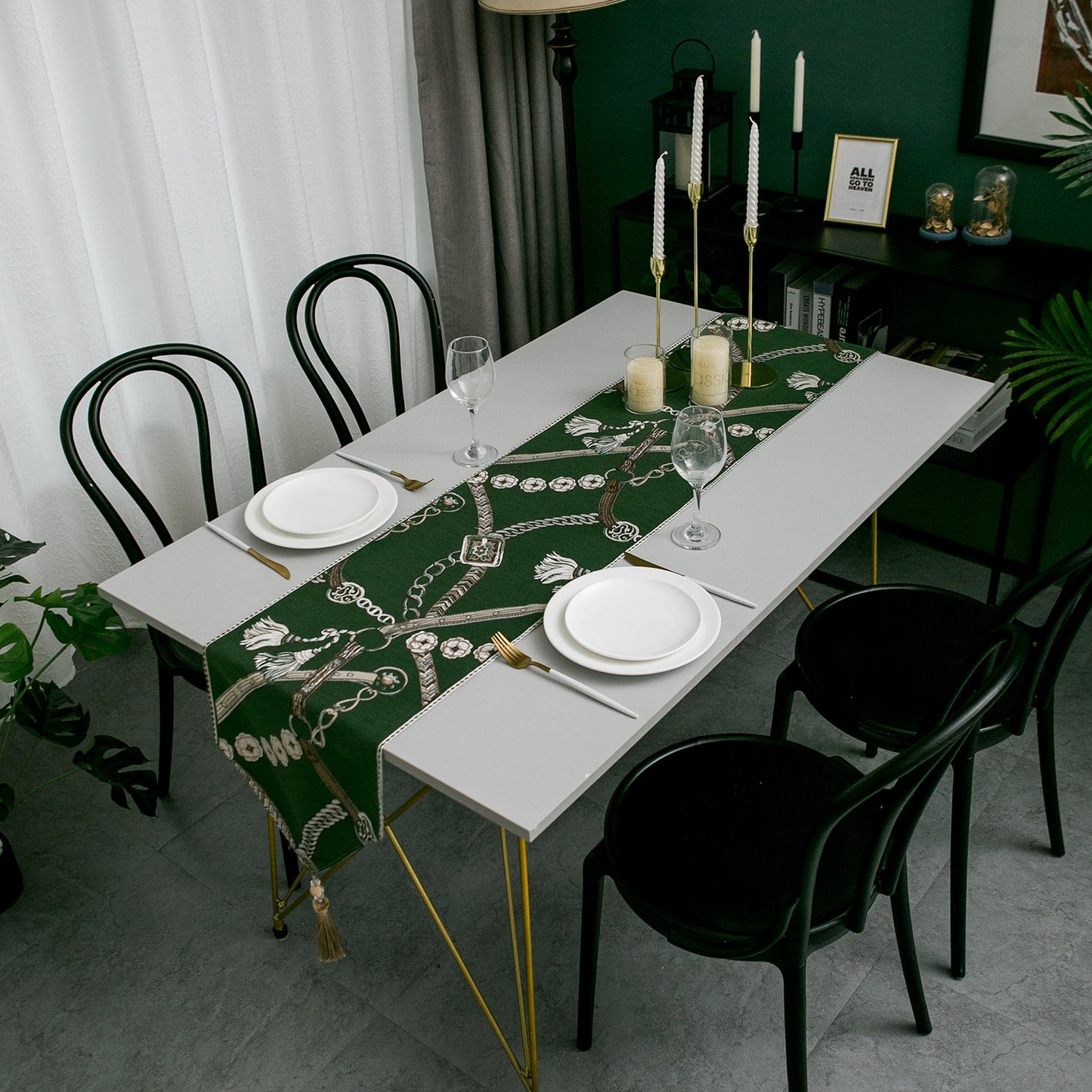 Model Room Table Flag Modern Simple Jacquard Table Cloth Several Bed Flags Can Be Customized