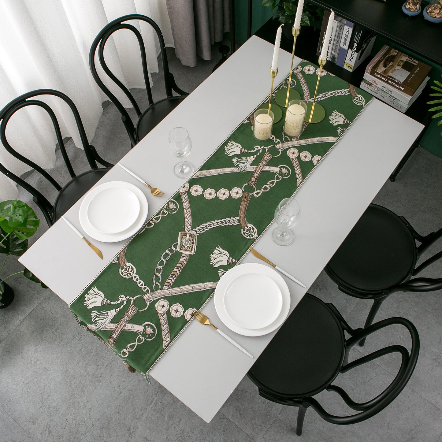 Model Room Table Flag Modern Simple Jacquard Table Cloth Several Bed Flags Can Be Customized
