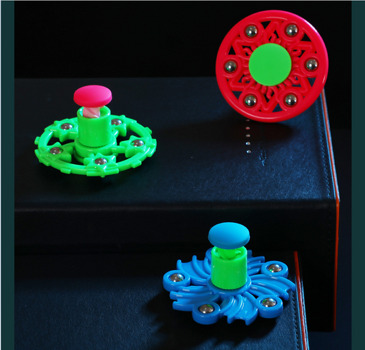 Educational Toys, Hand Pat, Press The Top, Fingertips, Fingers To Rotate The Top