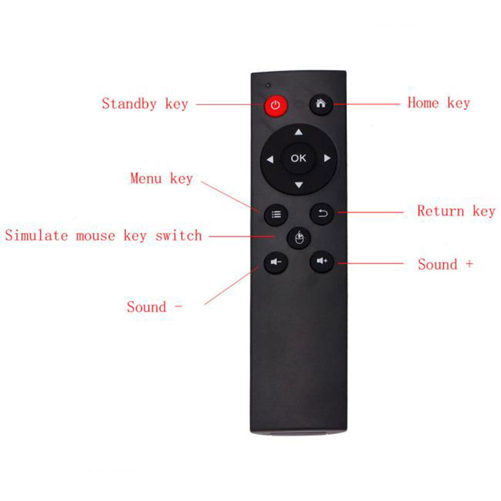 Universal Wireless Air Mouse Keyboard Remote Control For Mini PC Android TV Box