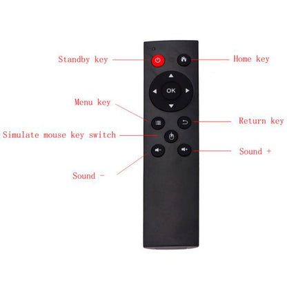 Universal Wireless Air Mouse Keyboard Remote Control For Mini PC Android TV Box