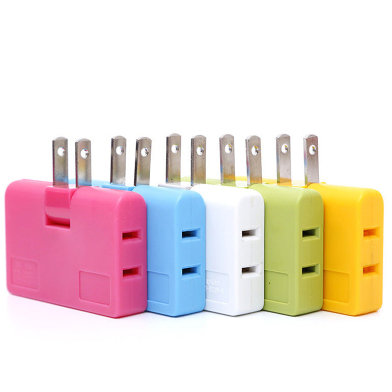180 Degree Rotatable Ultra-Thin Wireless One-Turn Three Or Two Power Sockets National Standard Tv Plug Japan Converter