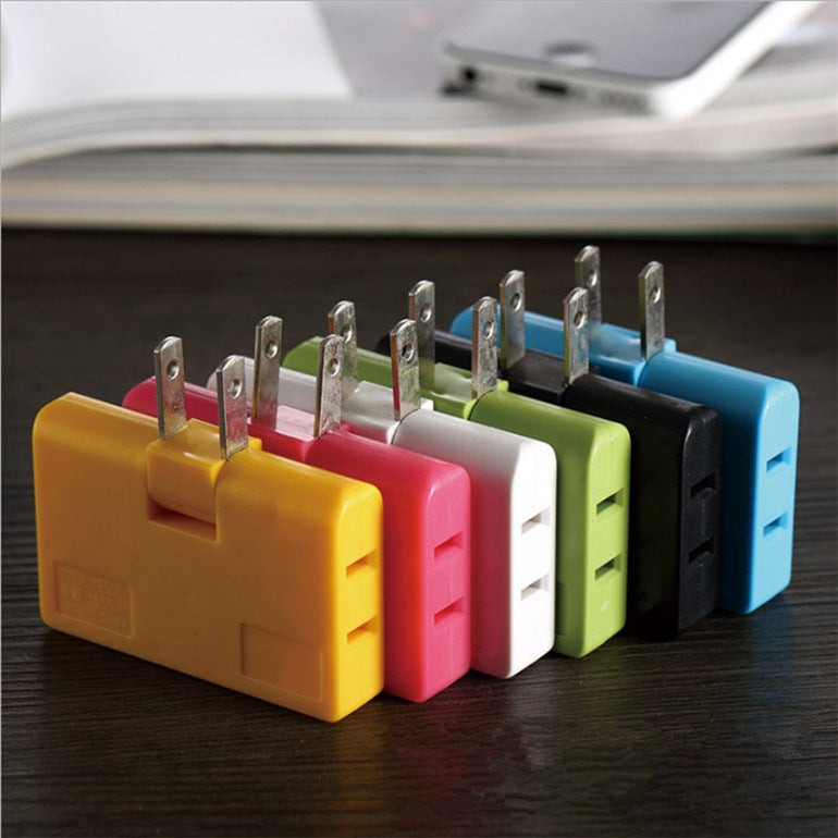 180 Degree Rotatable Ultra-Thin Wireless One-Turn Three Or Two Power Sockets National Standard Tv Plug Japan Converter