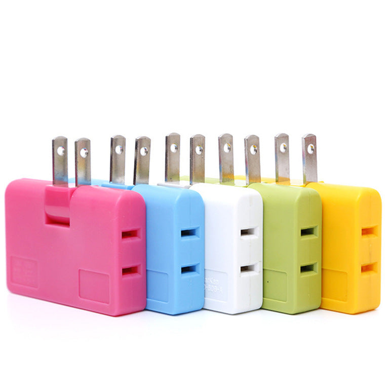 180 Degree Rotatable Ultra-Thin Wireless One-Turn Three Or Two Power Sockets National Standard Tv Plug Japan Converter