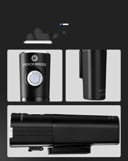 Bicycle Light Front Light Night Riding Rechargeable Glare Flashlight Mountain Road Bike Riding Equipment