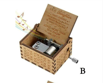 Hand-cranked Music Box Handmade Music Box