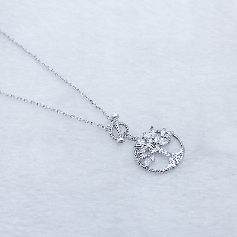 World Tree Clavicle Necklace Female Jewelry