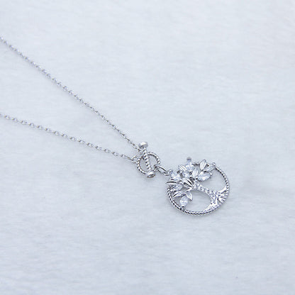 World Tree Clavicle Necklace Female Jewelry