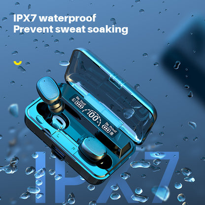 L12 Binaural Digital Display With Power Bank Bluetooth Headset Tws5.0 Earplugs