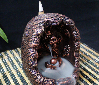 Qianlong Smoke Backflow Tower Incense Burner Personalized Tea Ceremony Supplies