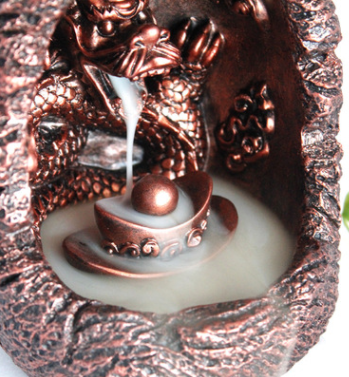 Qianlong Smoke Backflow Tower Incense Burner Personalized Tea Ceremony Supplies