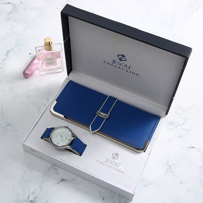 New Product Trendy Fashion Wallet Watch Set Box With Exquisite Gift Box Valentine'S Day Gift Ladies Gift Set