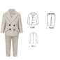 Flower Girl Dress Boy Small Suit Suit Handsome British Three-Piece Suit