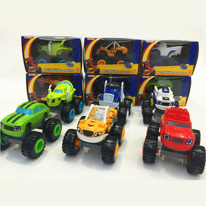 Children'S Toy Car Six Sliding Cartoon Off-Road Models Educational Mini Toys