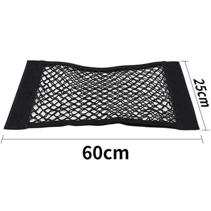 Trunk Car Net Pocket Velcro Car Accessories Storage Bag Net Fixed Net Bag Car Tail Box Storage Bag