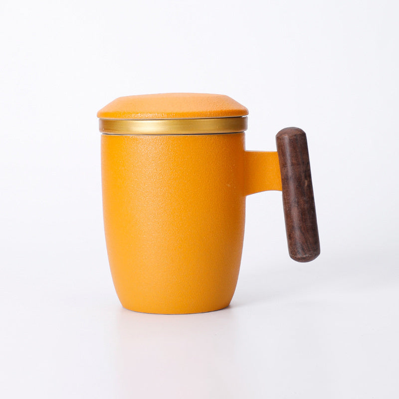 Ceramic Mug With Filter Tea Cup Gift Box