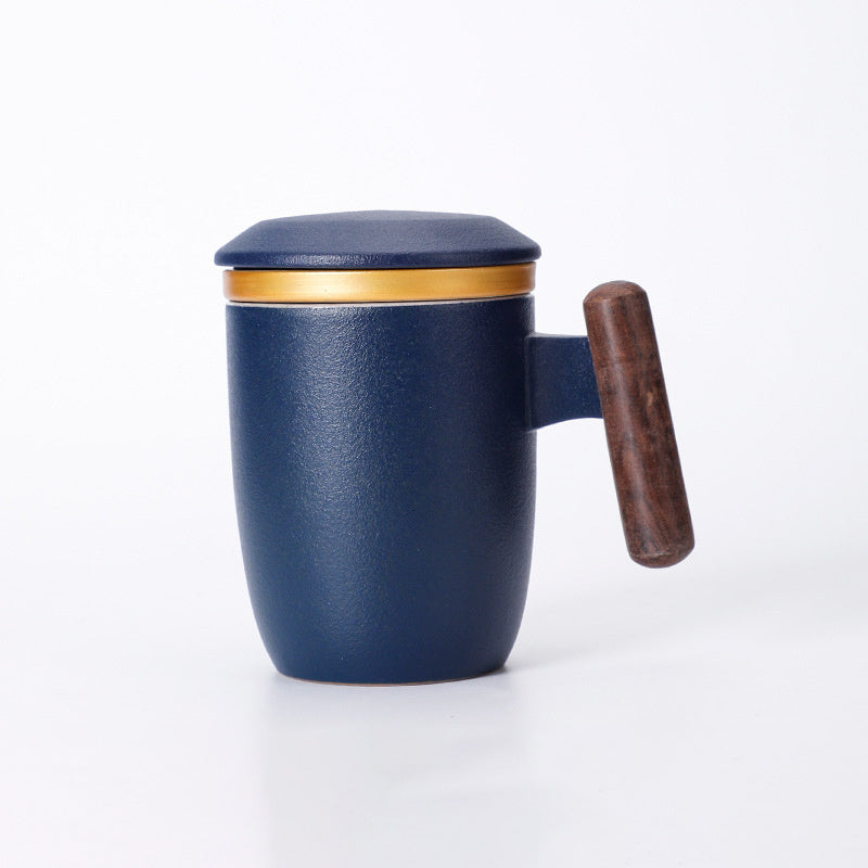 Ceramic Mug With Filter Tea Cup Gift Box