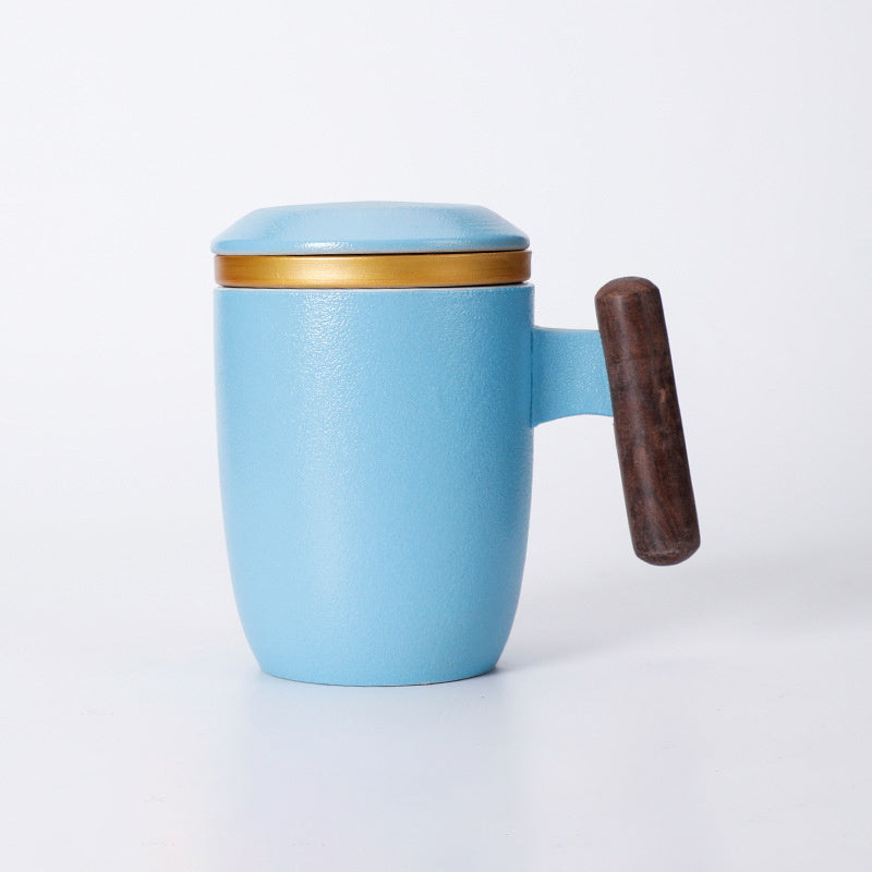 Ceramic Mug With Filter Tea Cup Gift Box