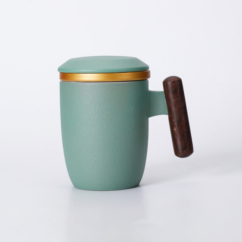 Ceramic Mug With Filter Tea Cup Gift Box