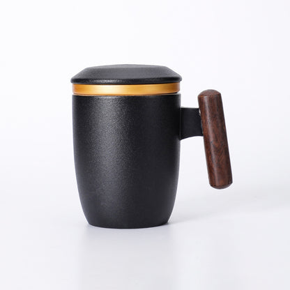 Ceramic Mug With Filter Tea Cup Gift Box