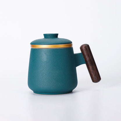 Ceramic Mug With Filter Tea Cup Gift Box