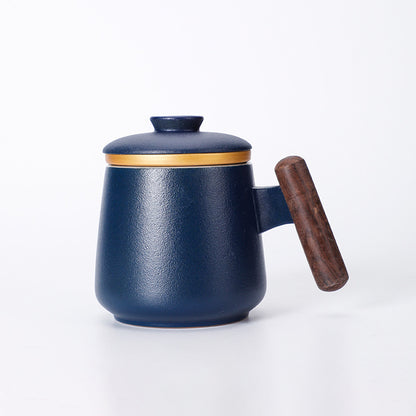 Ceramic Mug With Filter Tea Cup Gift Box