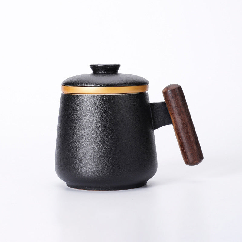 Ceramic Mug With Filter Tea Cup Gift Box