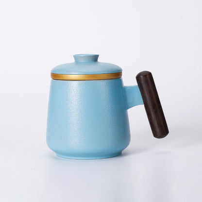 Ceramic Mug With Filter Tea Cup Gift Box